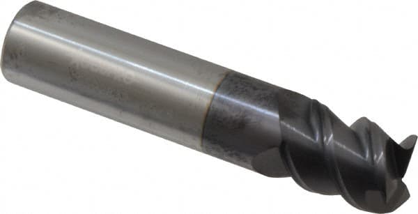 Accupro 12181181 Square End Mill: 5/8 Dia, 3/4 LOC, 5/8 Shank Dia, 3 OAL, 3 Flutes, Solid Carbide 