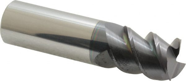 Accupro 12181182 Square End Mill: 3/4 Dia, 1 LOC, 3/4 Shank Dia, 3 OAL, 3 Flutes, Solid Carbide 