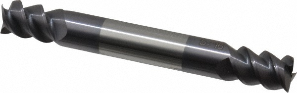 Accupro 12177759 Square End Mill: 5/16 Dia, 7/16 LOC, 5/16 Shank Dia, 2-1/2 OAL, 3 Flutes, Solid Carbide Image