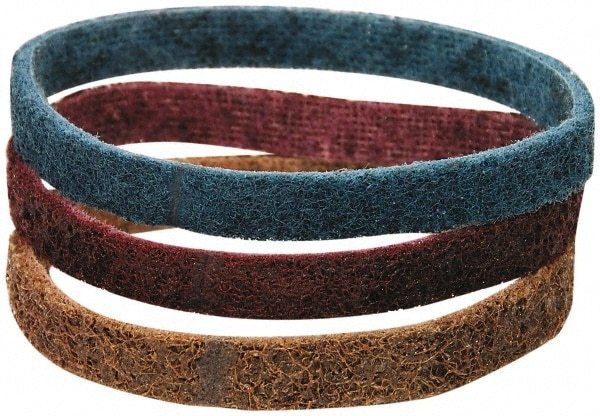 Abrasive Belt:  1/2" Wide, 12" OAL, Aluminum Oxide