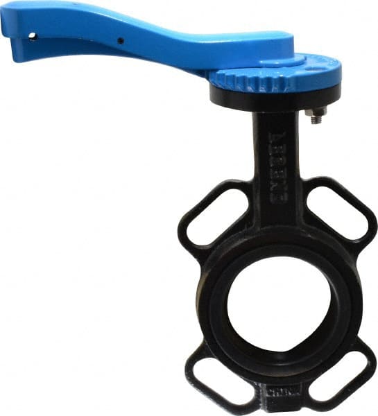 Manual Wafer Butterfly Valve: 3" Pipe, Lever Handle