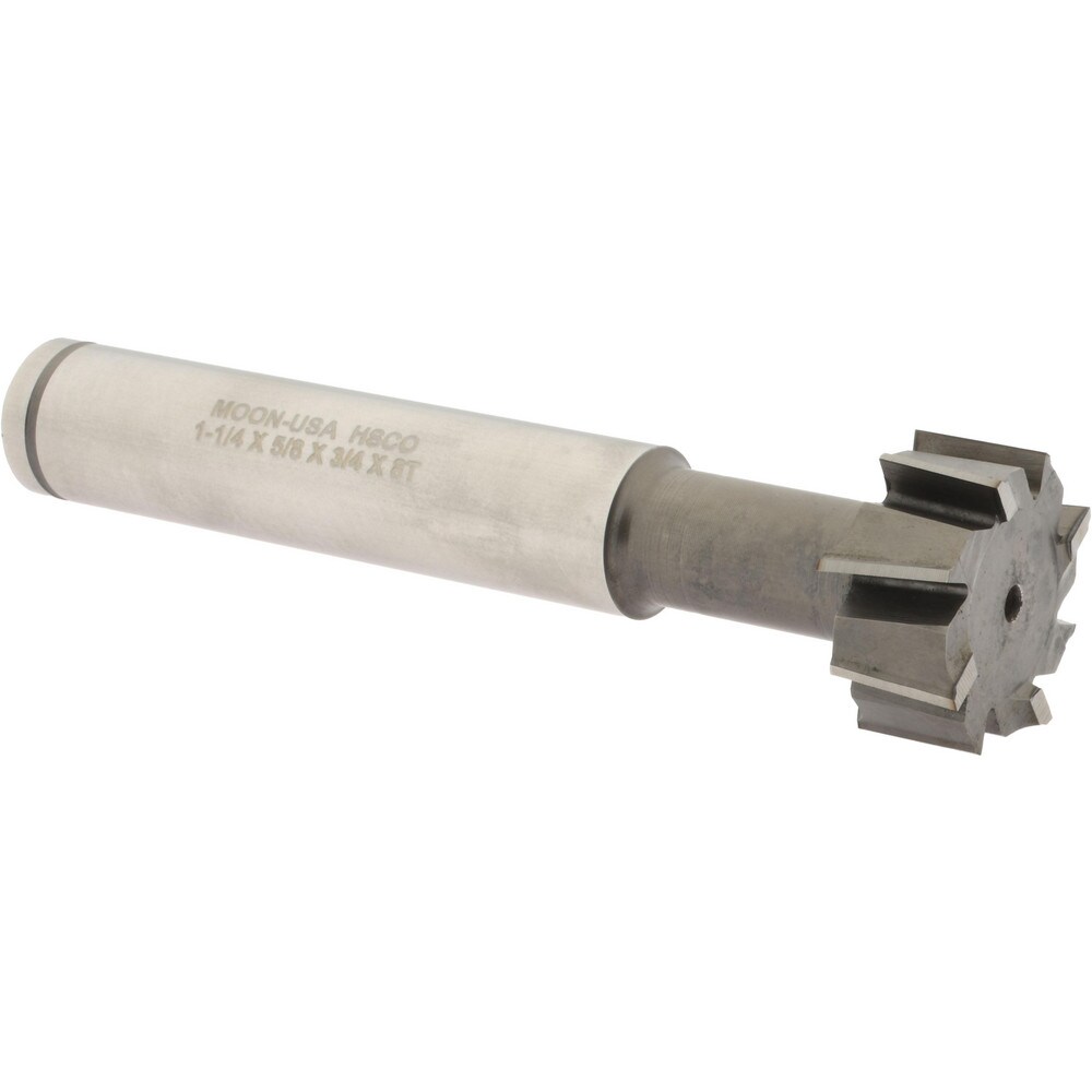 1-1/4" Diam, 5/8" Wide, Cobalt T-Slot Cutter