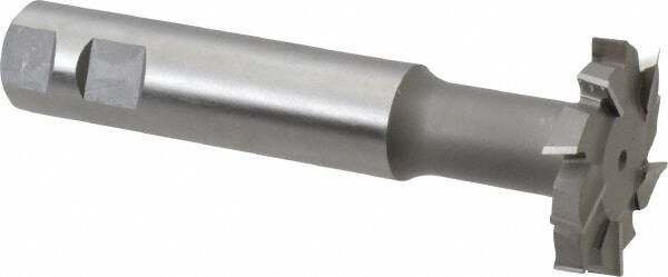 2" Diam, 3/8" Wide, Cobalt T-Slot Cutter