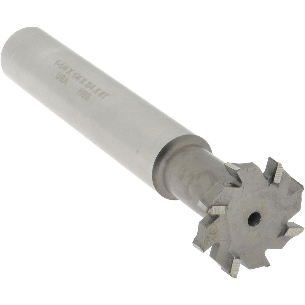 Made in USA 11/4" Diam, 1/4" Wide, High Speed Steel TSlot Cutter MSC Direct
