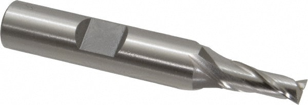 OSG 5730400 Square End Mill: 7/32 Dia, 1/2 LOC, 3/8 Shank Dia, 2-5/16 OAL, 2 Flutes, Vanadium High Speed Steel Image