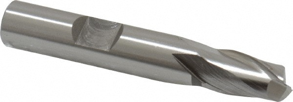 OSG 5730800 Square End Mill: 11/32 Dia, 9/16 LOC, 3/8 Shank Dia, 2-5/16 OAL, 2 Flutes, Vanadium High Speed Steel Image