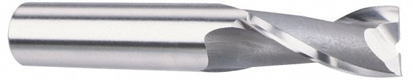 OSG 5730408 Square End Mill: 7/32 Dia, 1/2 LOC, 3/8 Shank Dia, 2-5/16 OAL, 2 Flutes, Vanadium High Speed Steel Image