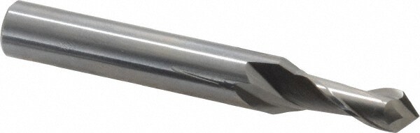 90° 0.2362" Diam 2-3/8" OAL 2-Flute Solid Carbide Spotting Drill