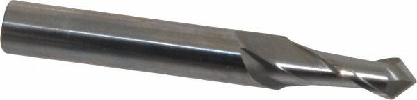 90° 2-3/8" OAL 2-Flute Solid Carbide Spotting Drill 