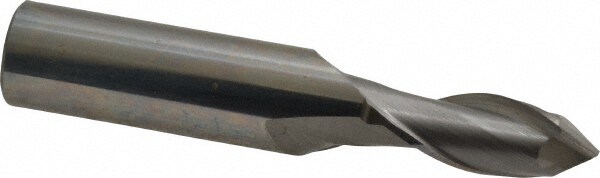 90° 2-3/4" OAL 2-Flute Solid Carbide Spotting Drill