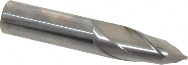 Magafor 88809012700 90° 2-3/4" OAL 2-Flute Solid Carbide Spotting Drill 