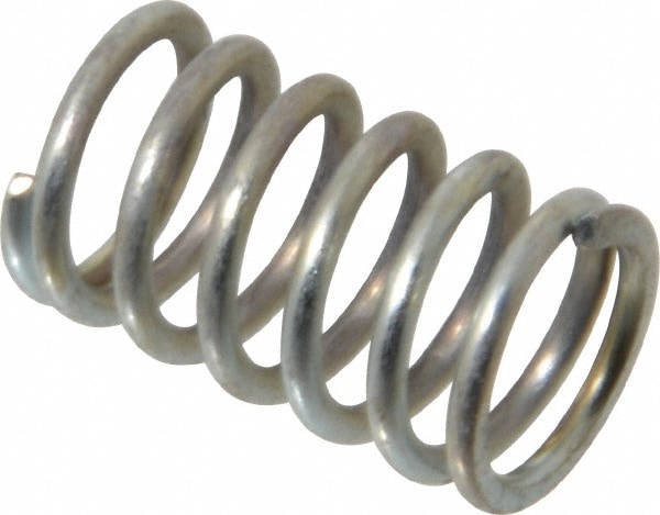 Precision Compression Spring: 0.6" OD, 1" Free Length