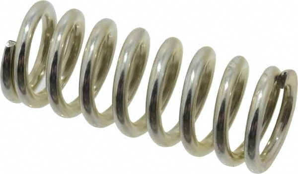 Precision Compression Spring: 0.6" OD, 1-1/2" Free Length