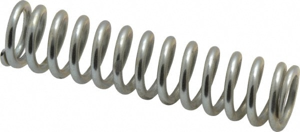 Precision Compression Spring: 0.6" OD, 2-1/2" Free Length