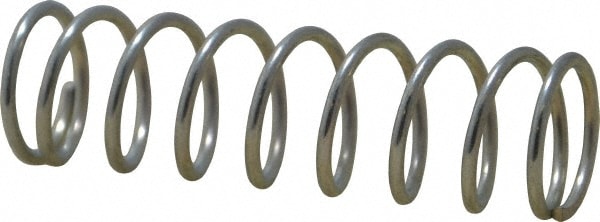 Precision Compression Spring: 0.72" OD, 2-1/2" Free Length