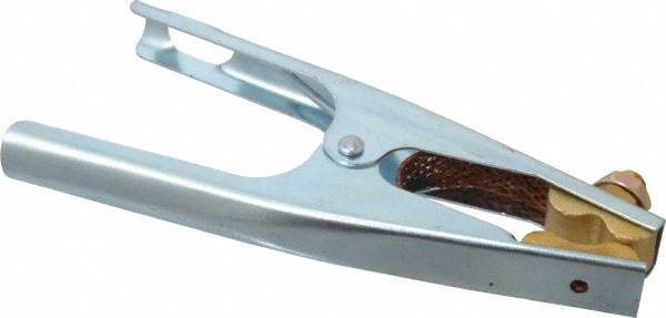 2 Inch Jaw Opening, 1-3/4 Inch Jaw Depth, 500 Amp Rating, Steel Welding Ground Clamp