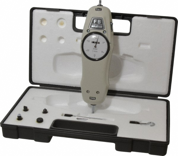 Imada 30 Lb. Capacity, Mechanical Tension and Compression Force Gage