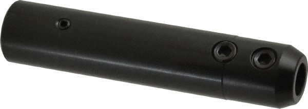 RobbJack ACH-16L End Mill Holder: 1" Shank Dia, Weldon Flat Straight Shank, 1/2" Hole Image