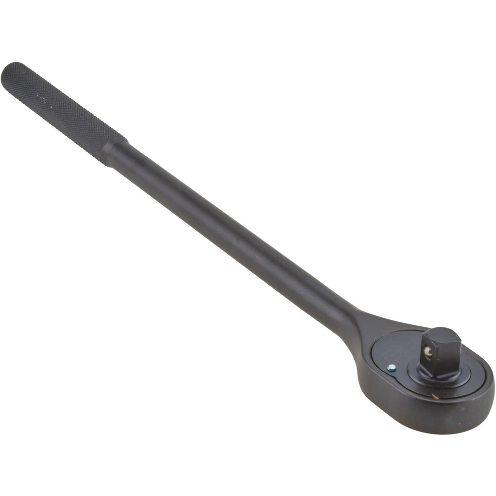 Standard Ratchet: 1/2" Drive, Pear Head - 16" OAL, 24 Gear Teeth