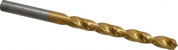 Jobber Length Drill Bit: 9/32" Dia, 135 °, High Speed Steel