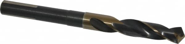 Triumph Twist Drill 94136 Reduced Shank Drill Bit: 9/16 Dia, 1/2 Shank Dia, 118 0, High Speed Steel 
