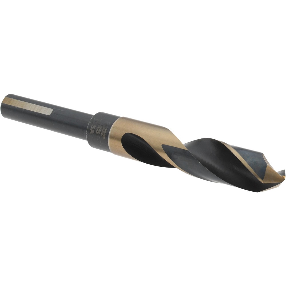 Reduced Shank Drill Bit: 23/32'' Dia, 1/2'' Shank Dia, 118 0, High Speed Steel