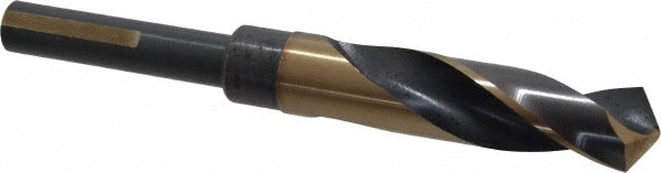 Triumph Twist Drill 94149 Reduced Shank Drill Bit: 49/64 Dia, 1/2 Shank Dia, 118 0, High Speed Steel Image