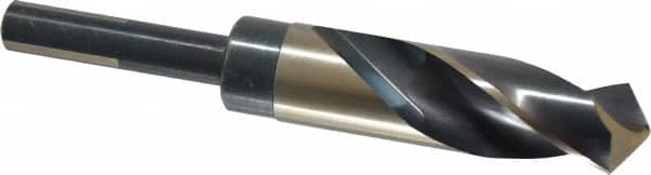 Triumph Twist Drill 94162 Reduced Shank Drill Bit: 31/32 Dia, 1/2 Shank Dia, 118 0, High Speed Steel 