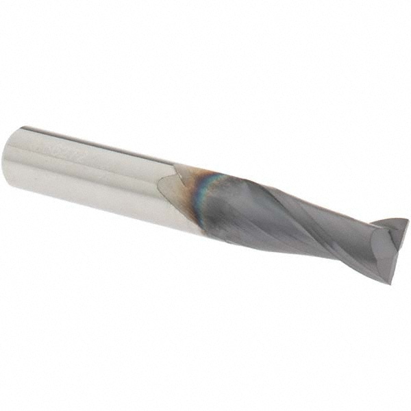 OSG 402-375011 Square End Mill: 3/8 Dia, 1 LOC, 3/8 Shank Dia, 2-1/2 OAL, 2 Flutes, Solid Carbide Image