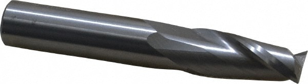 OSG 402-4375 Square End Mill: 7/16 Dia, 1 LOC, 7/16 Shank Dia, 2-3/4 OAL, 2 Flutes, Solid Carbide Image