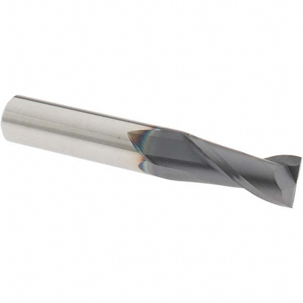 OSG 402-437511 Square End Mill: 7/16 Dia, 1 LOC, 7/16 Shank Dia, 2-3/4 OAL, 2 Flutes, Solid Carbide Image