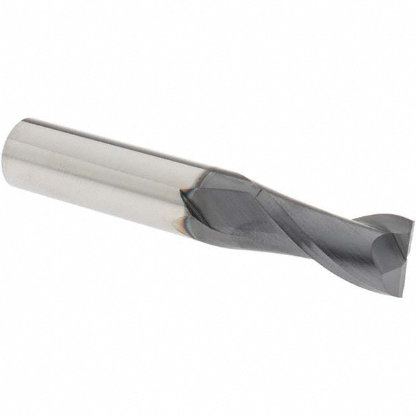 OSG 402-500011 Square End Mill: 1/2 Dia, 1 LOC, 1/2 Shank Dia, 3 OAL, 2 Flutes, Solid Carbide Image