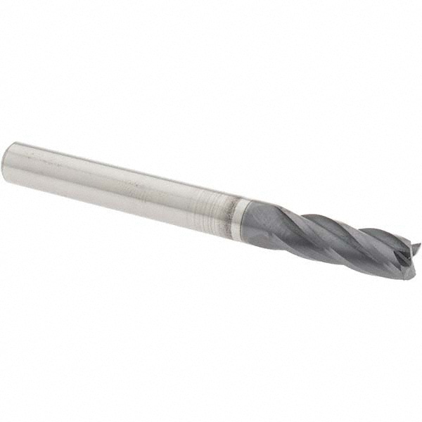 OSG 404-250011 Square End Mill: 1/4 Dia, 3/4 LOC, 1/4 Shank Dia, 2-1/2 OAL, 4 Flutes, Solid Carbide Image