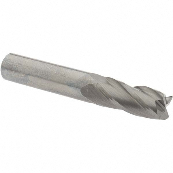 OSG 404-4375 Square End Mill: 7/16 Dia, 1 LOC, 7/16 Shank Dia, 2-3/4 OAL, 4 Flutes, Solid Carbide Image