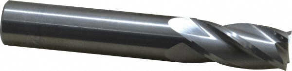 OSG 404-5625 Square End Mill: 9/16 Dia, 1-1/8 LOC, 9/16 Shank Dia, 3-1/2 OAL, 4 Flutes, Solid Carbide Image