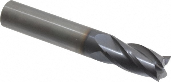 OSG 404-562511 Square End Mill: 9/16 Dia, 1-1/8 LOC, 9/16 Shank Dia, 3-1/2 OAL, 4 Flutes, Solid Carbide Image