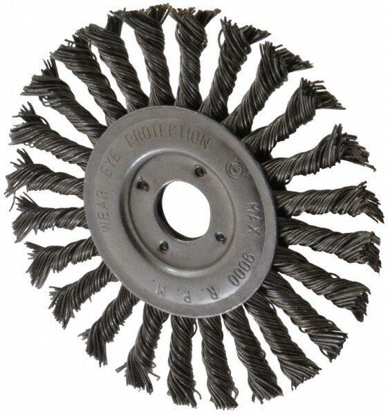 Value Collection S00651984 Wheel Brush: 6" Wheel Dia, Knotted Image