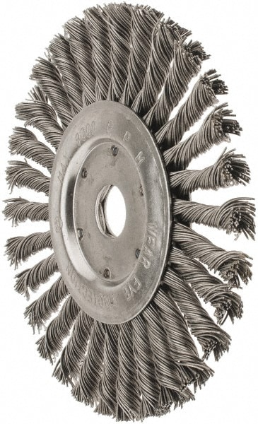 Value Collection S00652016 Wheel Brush: 7" Wheel Dia, Knotted Image