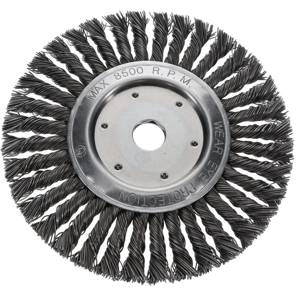 Norton - Wheel Brush: 8″ Wheel Dia, Crimped - 98091580 - MSC Industrial  Supply