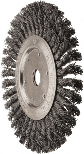 Value Collection S00652057 Wheel Brush: 8" Wheel Dia, Knotted Image