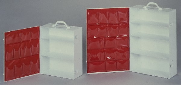 First Aid Cabinet Door Pouches; Number of Pouches: 8 ; Compatible First Aid Cabinet: 516-43; 532-43; 533-43 ; Material: Plastic