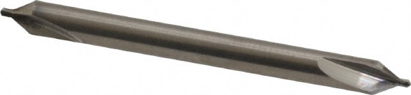 Combo Drill & Countersink: #0, 1/8" Body Dia, Solid Carbide