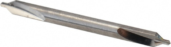 Combo Drill & Countersink: #1, 1/8" Body Dia, Solid Carbide