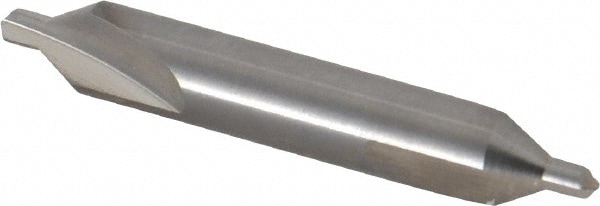 Combo Drill & Countersink: #4, 5/16" Body Dia, Solid Carbide