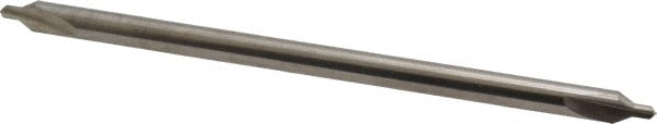 Combo Drill & Countersink: #3, 1/4" Body Dia, Solid Carbide