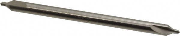 Combo Drill & Countersink: #4, 5/16" Body Dia, Solid Carbide