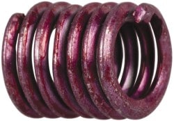 Screw-Locking Insert: Stainless Steel, #6-32 UNC, 2D