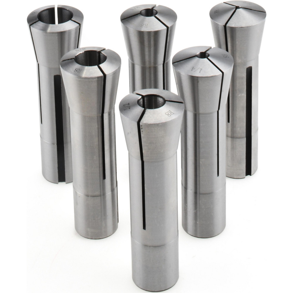Value Collection - Collet Set: 6 Pc, 1/8 to 3/4