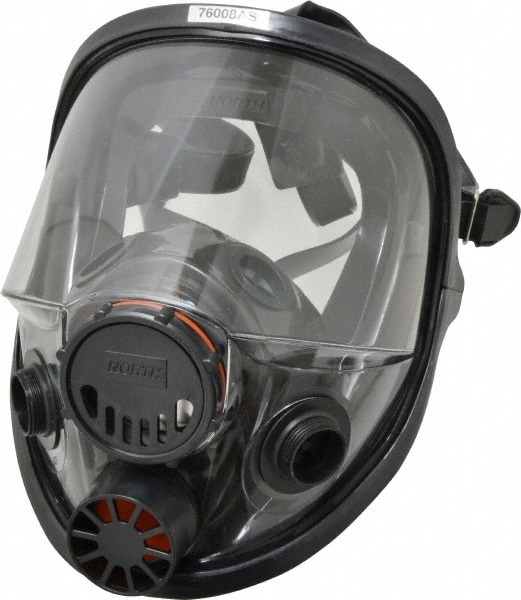 Full Face Respirator: Silicone, Threaded, Small