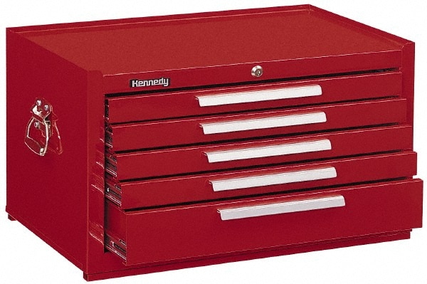 Kennedy K24r 24 Hand-Carry Tool Box w/Tote Tray, Red